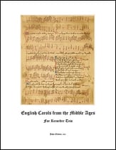 English Carols From the Middle Ages P.O.D. cover